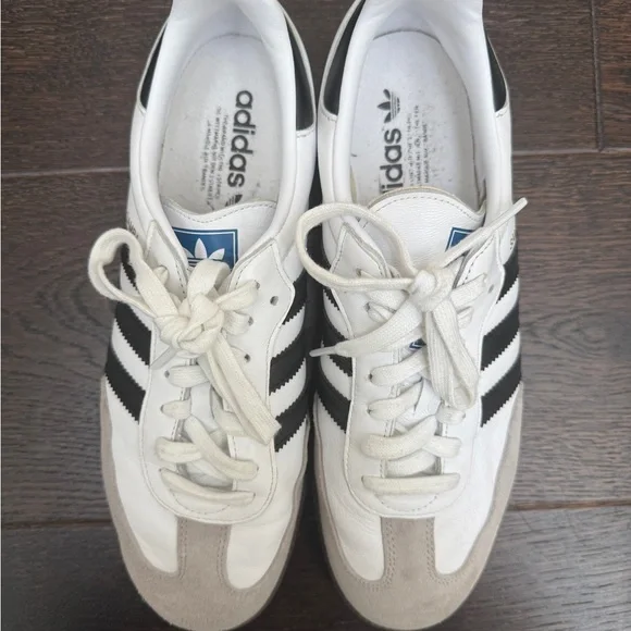 adidas Samba OG White / Black / Gum - Men’s Sz 9.5 - Picture 4 of 7
